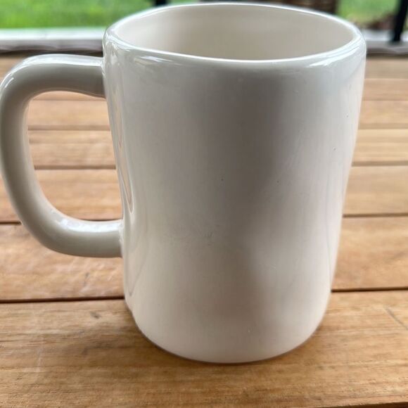 Rae Dunn Artisan Collection White Ceramic Large Letter “Early Bird” Mug. 16oz - Picture 3 of 5